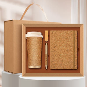 TRM0293 Coffret cadeau d'entreprise 3-en-1 de qualité supérieure Dellaire Cadeau d'affaires promotionnel avec stylo Power Bank pour tasse sous vide - Product Image 4