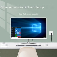 24Inch LCD DDR4 Desktop AIO PC New All-in-One Office Computer I5 Processor 8GB SSD for Business Use