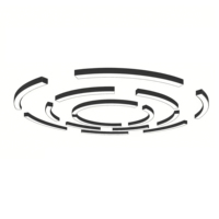 Lampes LED en fer et acrylique personnalisées, écoénergétiques, avec garantie de 3 ans pour parcs d'attractions/supermarchés/centres commerciaux/jeux vidéo