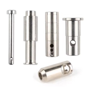 Customized Dowel Pins CNC Turning Stainless Steel Clevis Pin Shaft With Flat Head - Product Image 1