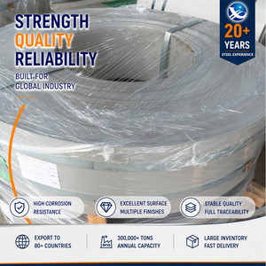 316L 321 Anti Fingerprint 0.5mm x 1219mm Cold <b>Rolled</b> JIS G4305 Stainless Steel Coil with Tight Tolerance - Product Image 1