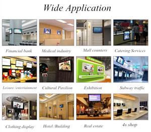 Nhà máy nóng 19 inch quảng cáo Máy hiển thị độ nét cao Android thông minh mạng video player menu khuyến mãi màn hình - Product Image 5