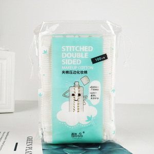 Coussinets faciaux en <span class=keywords><strong>coton</strong></span>, 100 feuilles/sac, tampons pour le visage, maquillage, cosmétiques, bouffants, épais, nettoyage de maquillage, offre spéciale, C051 - Product Image 3