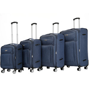 Có thể mở rộng dây kéo công suất lớn vali 20 24 28 32 inch 4 pcs Thiết lập không thấm nước Oxford vải hành lý EVA Polyester Túi hành lý - Product Image 4