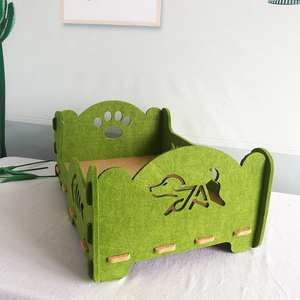 Premium Large Cat <b>Cave</b> <b>Bed</b> – Foldable Polyester Felt, Soundproof Enclosed Hideaway for Kittens & Pets - Product Image 4