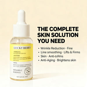 OEM ODM Sérum de soin de la peau à la vitamine C Anti-rides Anti-âge Visage Éclaircissant Blanchissant Glycérine Acide hyaluronique organique végétalien - Product Image 3