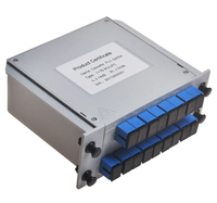 Répartiteur PLC de type cassette Lenew FTTH à fibre optique SC 1x8 LGX