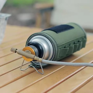 Adaptador de Estufa de Gas Portátil de Aleación de Aluminio Ligero, Convertidor Automático de Combustible de Butano para Cocina Compacta al Aire Libre y Camping - Product Image 1