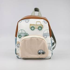Mochila Infantil de Diseño Moderno con Bordado de Dibujos Animados, Linda Mochila Escolar para Niños y Niñas, Ligera, Bolsa para Libros - Product Image 1