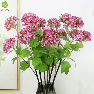 <b>Artificial</b> <b>Hydrangea</b> Flower 3-Headed Green Silk Wedding Decoration Home Props High Simulation - Product Image 5