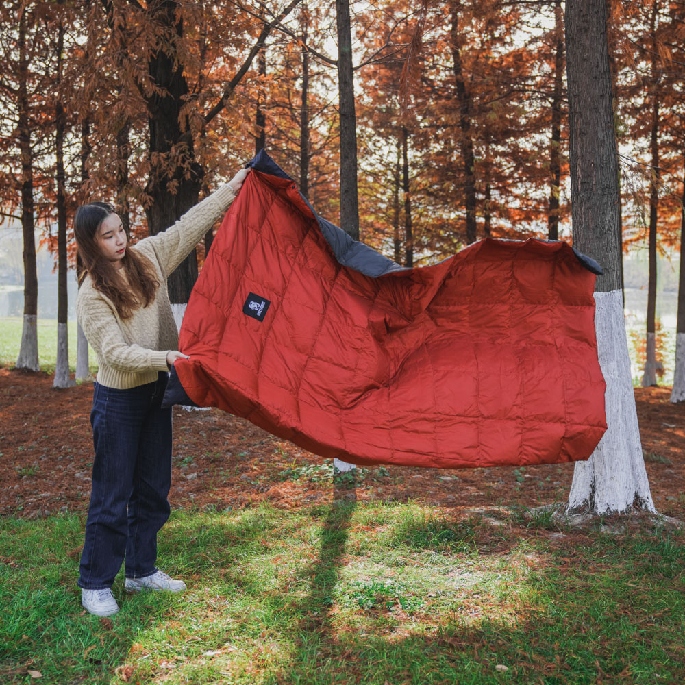 Пуховое одеяло для кемпинга-уличное легкое упакованное пуховое одеяло компактное водонепроницаемое и теплое для кемпинга, пешего туризма, путешествий