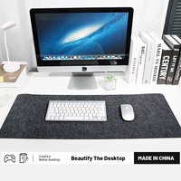 Grand tapis de bureau en feutre tapis de souris de jeu clavier feutre de polyester tapis d'ordinateur de bureau en feutre adapté au tapis de bureau housse de protection