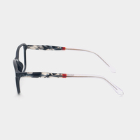 Monture de lunettes optiques œil-de-chat chic à dégradé pour femme, personnalisée, légère, en combinaison TR90 et acétate, avec broche interne en métal