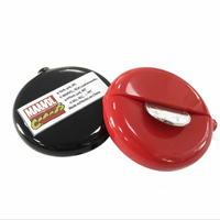 Chaveiro de bolso com porta-moedas em pvc, bolsa de moedas em forma de pvc, porta-moedas em forma de redonda, design fofo, atacado