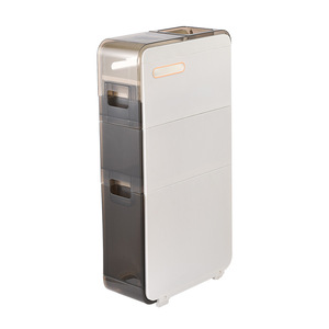 Home Storage Cabinet Narrow <b>Drawers</b> Rectangle Standing Type 6.55kg For Bathroom Kitchen Laundry Room - Product Image 4
