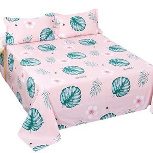 Fábrica al por mayor hogar dormitorio individual/cama doble sábana edredón funda de almohada Multi-patrón lijado ropa de cama suministros 100% - Product Image 5