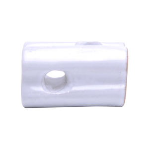 Isolateur en céramique 130g, porcelaine haute résistance, résistant aux hautes températures, anti-corrosion, pour poteaux en acier ou en bois de 60 mm - Product Image 3