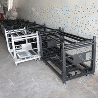 Chariot de transport d'éclairage en aluminium léger, pliable et empilable, robuste, Chauvet CP Rack, pour éclairages de scène, LED, DJ et projecteurs mobiles