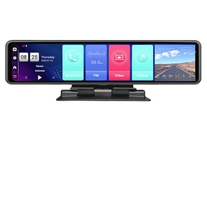 4G lte WiFi SIM 12 pollici Car dvr dash cam specchietto retrovisore Android 8.1 Dash Cam navigazione GPS ADAS Full HD 1080P car <span class=keywords><strong>black</strong></span> box - Product Image 1