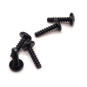 Vis autotaraudeuse à tête cylindrique noire personnalisée, vis autotaraudeuse à empreinte cruciforme en acier au carbone oxydé noir, fixation pour meubles - Product Image 2