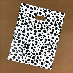 Sac de courses jetable en HDPE prêt à l'emploi avec valve, logo imprimé personnalisé, petit sac de plage écologique, pliable, cadeaux - Product Image 5