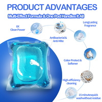 Fabricant OEM Vente en gros Perles de lessive Capsules de lavage Dosettes de détergent à lessive écologiques Lessive