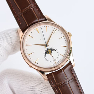 นาฬิกาข้อมือผู้ชายระบบกลไกระดับพรีเมียม พร้อมฟังก์ชั่นแสดงข้างขึ้นข้างแรม กระจกแซฟไฟร์ และคุณสมบัติกันน้ำ ให้ความรู้สึกหรูหราสง่างาม - Product Image 2