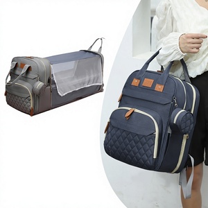 Lit de bébé pliant multifonctionnel transfrontalier portable haut de gamme léger pour extérieur en nylon avec fermeture éclair pour maternité et <span class=keywords><strong>nourrisson</strong></span> - Product Image 1