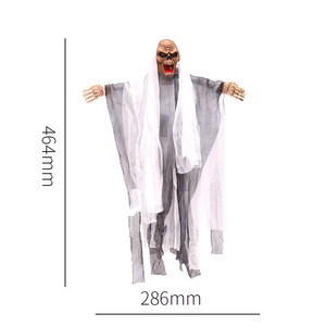 DAMAI Halloween Party Decorations Skull Ghost Witch Hanging Ornament Ghost Pendant for Escape Chamber Secrets Horror Dress - Product Image 6