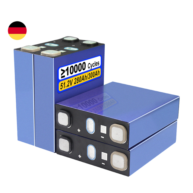 2024 Upgraded Model 280Ah 3.2V LiFePO4 Popular Automotive Grade Blade Rechargeable Battery 196AH 300Ah for Solar Energy Storage