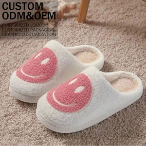 <span class=keywords><strong>Ciabatte</strong></span> Invernali Antiscivolo alla Moda 2025, Personalizzate per Natale, Morbide <span class=keywords><strong>in</strong></span> Schiuma e Pelliccia Sintetica per Donne e Ragazze - Product Image 1