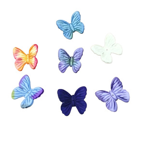 Pétalos de Mariposa Simulados Multicolores de Plástico PU, Accesorios para Manualidades, Decoraciones Estilo Instagram - Product Image 2