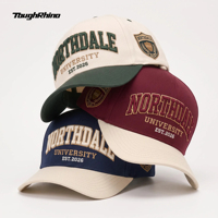 Chapeau de papa ajustable en coton Vintage unisexe en gros casquette de baseball vierge casquettes de sport en détresse teintes