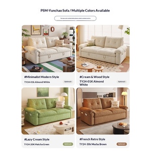 <span class=keywords><strong>Canapé</strong></span>-lit Pashaman détachable et lavable avec cadre en bois de pin, idéal pour salon et <span class=keywords><strong>petit</strong></span> appartement, <span class=keywords><strong>canapé</strong></span> nuage pliable double usage - Product Image 5
