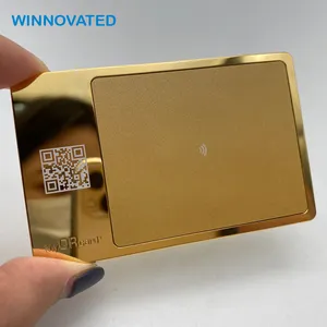 Thẻ Kinh Doanh Kim Loại NFC Chip RFID Thông Minh Không Tiếp Xúc ID IC