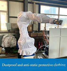 Combinaison de protection pour <span class=keywords><strong>robot</strong></span> de soudage contre les éclaboussures de scories de soudage, haute qualité, faible coût, utilisée dans un environnement hostile - Product Image 2
