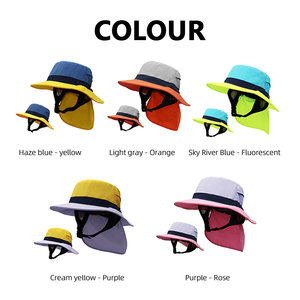 Mùa Hè Upf50 + Cổ Bảo Vệ Hat Nhanh Chóng Làm Khô Ngư Dân Hat Thể Thao Nước Xô Lướt Mũ Với Cổ Nắp - Product Image 6