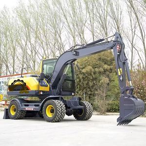 China Easy Operation Wheeled <b>Excavator</b> <b>Machine</b> 7 Ton <b>Excavator</b> Wheel Digger Engineering Machinery on Sale - Product Image 4
