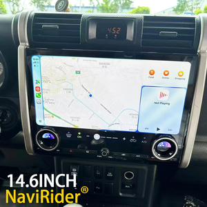 หน้าจอแอนดรอยด์ 14.6 นิ้ว สำหรับรถยนต์โตโยต้า FJ ครุยเซอร์ ปี 2007-2012 รองรับ Carplay เครื่องเล่นวิทยุในรถยนต์ มัลติมีเดีย พร้อมระบบนำทาง GPS และชุดเครื่องเสียงติดรถยนต์ - Product Image 1