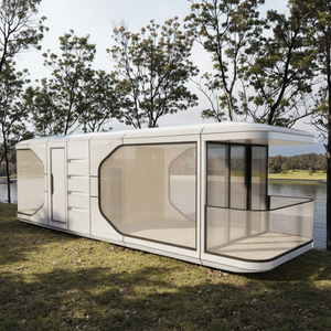 Casa Móvil de Lujo Personalizada de 20 Pies/40 Pies, Casa Prefabricada para Exteriores, Fácil Instalación, Casa Cápsula Espacial - Product Image 3