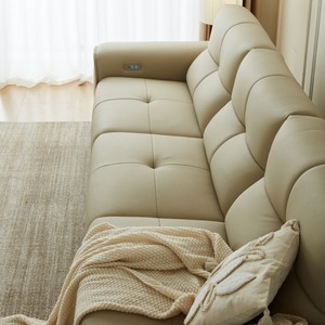 Fauteuil inclinable électrique multifonctionnel en cuir pour salon, vente en gros, modèle 8966 #   Fauteuil inclinable électrique intelligent à double motorisation - Product Image 5