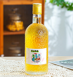 Custom Luxury 500ml 375ml Rum Vodka Whisky Liquor <strong>Gin</strong> a Garrafa La Spirit Glass Bottle with Glass Cork Bulk Sale - Product Image 2