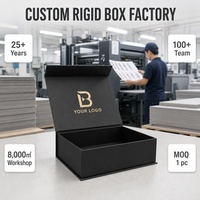 Boîte cadeau rigide personnalisée pour produits électroniques et cosmétiques de luxe, fermeture magnétique, pliable, noir et or, vente en gros, usine