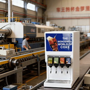 Distributeur de boissons entièrement automatique, système de fontaine à soda 49 kg pour cuisine commerciale, entretien facile, machine à faire des sodas - Product Image 4