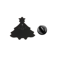 Épinglette décorative en émail en forme de grenouille de Noël, badge métallique pour sac à dos, veste, sac, accessoire de mode pour les fêtes, ornement