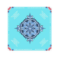 Tapis de Mahjong Américain Coloré, Écologique et Durable en Néoprène et Cuir avec Finition Mate - Conception Flottante Portable pour Jeux de Société