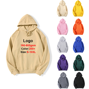 Factory Embroidery Men's Sweatshirt Fleece Cotton Plain Pullover Printing Unisex Custom Logo 100% <strong>Polyester</strong> <strong>Hoodies</strong> - Product Image 1