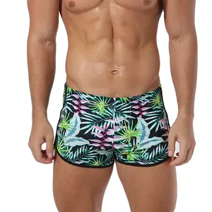 กางเกงว่ายน้ำชายหาดสำหรับผู้ชายกางเกงขาสั้นชายหาดทำจากผ้าสแปนเด็กซ์สำหรับว่ายน้ำ