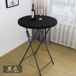 Tovaglia Elasticizzata in Spandex per Tavolo <span class=keywords><strong>da</strong></span> Cocktail, Copritavolo Rotondo Elasticizzato per Bar e Matrimoni - Product Image 3