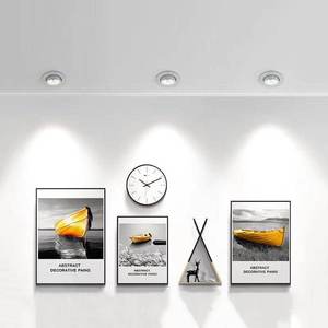 Foco Empotrable de Aluminio COB con Iluminación de Espectro Completo, Rotación de 360° y Inclinación de 75° para Tiendas de Vestidos de Novia y Tiendas de Ropa - Product Image 3